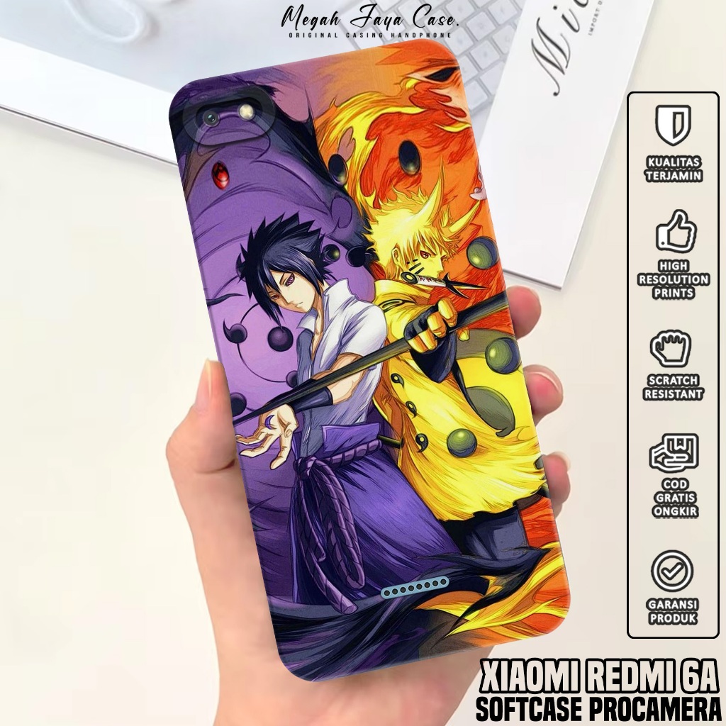 Case Hp Xiaomi Redmi 6A - Softcase Xiaomi Redmi 6A Motif Anime NRT - Casing Hp Xiaomi Redmi 6A - Sil