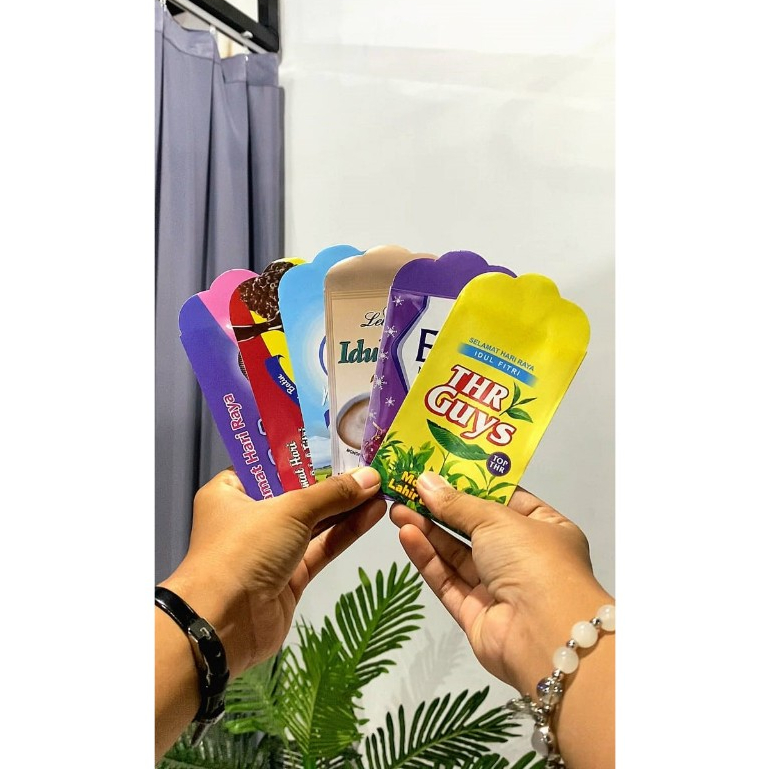 

ANGPAO IDUL FITRI ISI 50 PCS / ANGPAO IDUL FITRI MOTIF SNACK / AMPLOP LEBARAN HARI RAYA