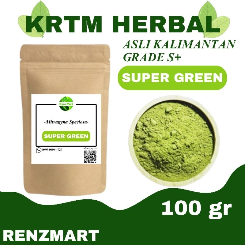 

Renz Mart - Bubukk Greenn Herball Grade S+ 100gr Kalimantan