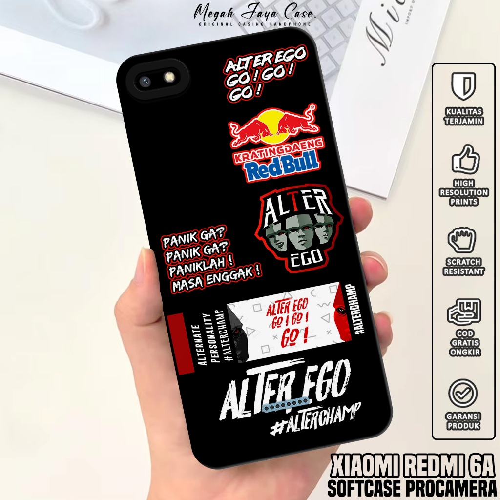 Case Hp Xiaomi Redmi 6A - Softcase Xiaomi Redmi 6A Motif ESPRT - Casing Hp Xiaomi Redmi 6A - Silikon