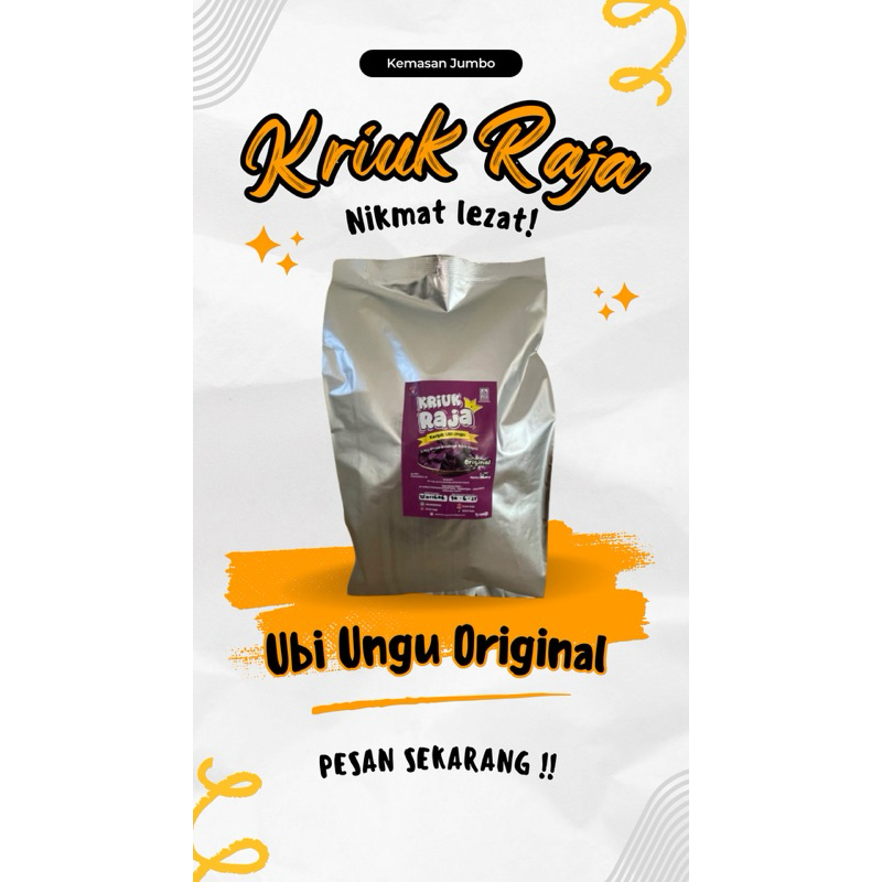 

Jumbo 300 Gr Kriuk Raja Ubi Ungu
