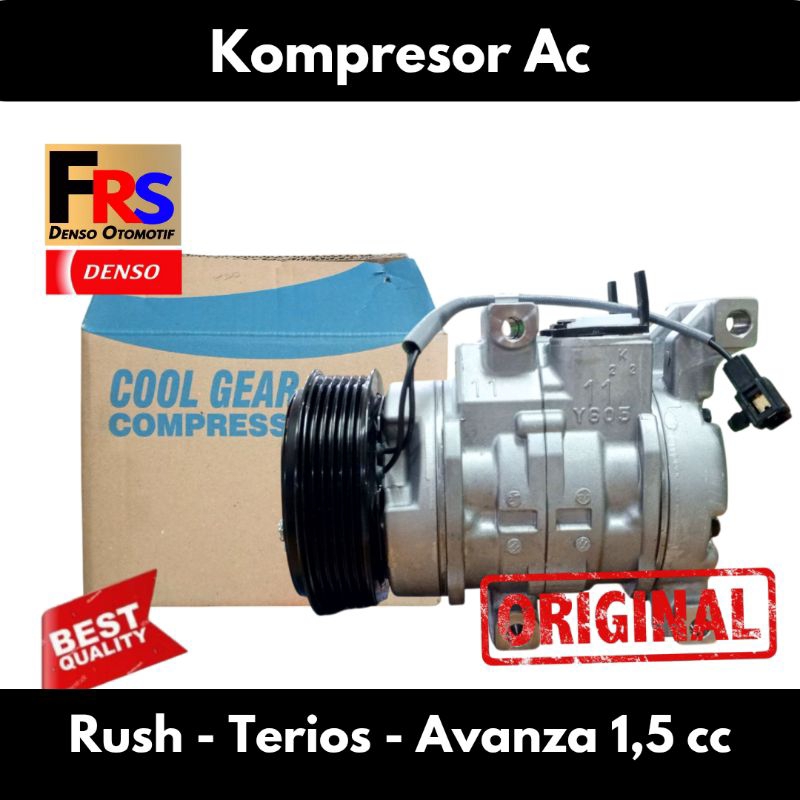 KOMPRESOR AC AVANZA XENIA 1500 CC RUSH TERIOS COMPRESSOR AC AVANZA XENIA LAMA RUSH TERIOS 1500 CC
