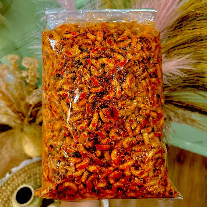 

MAKARONI KRIUK BUMBU CIKRUH PEDAS SNACKGUSEL 1KG