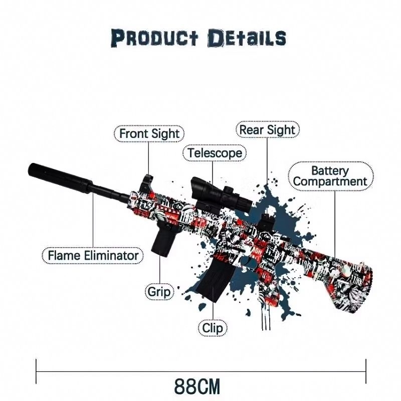 Tembakan WGG WGB mainan anak anak water gell blaster