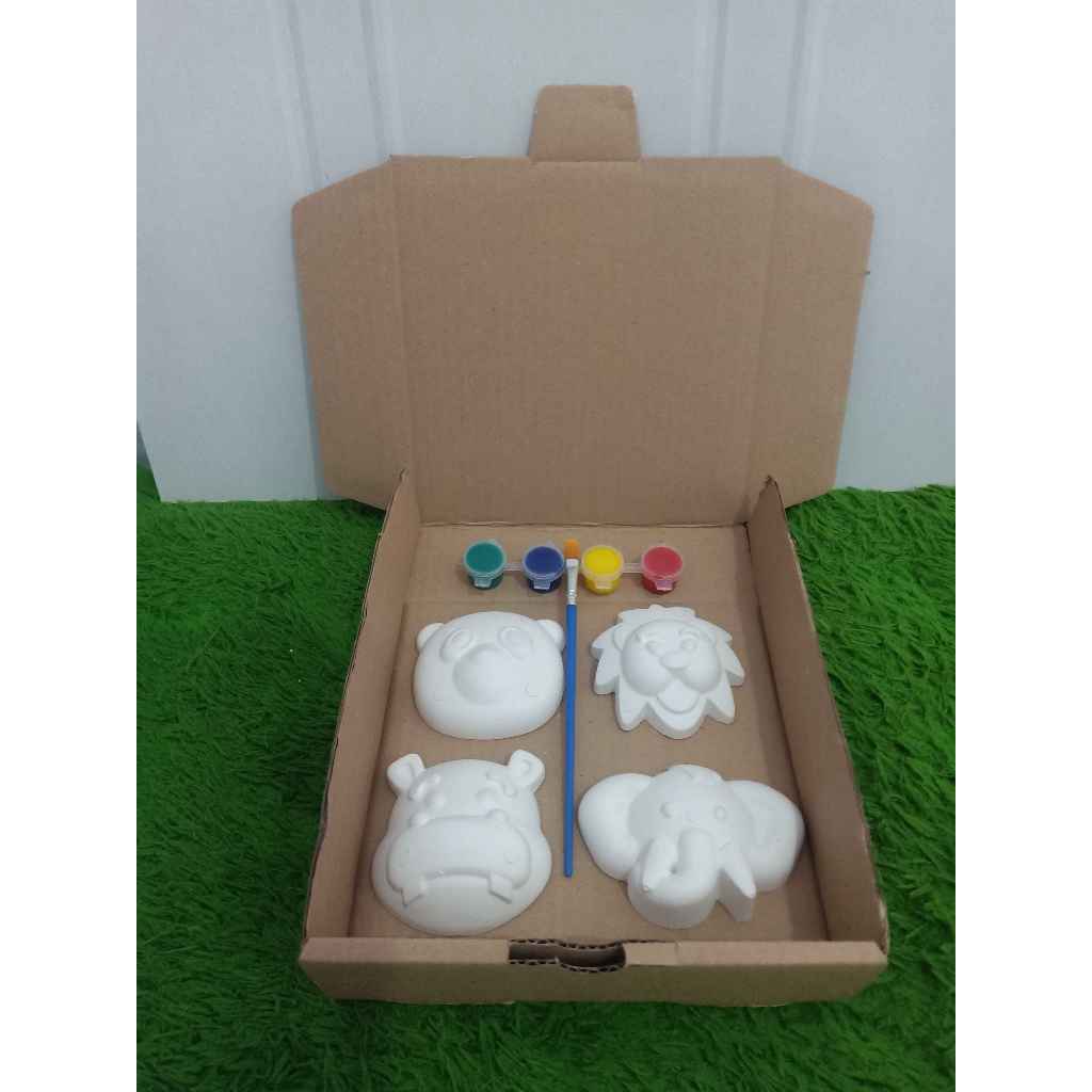 

gypsum lukis karakter edukasi anak anak