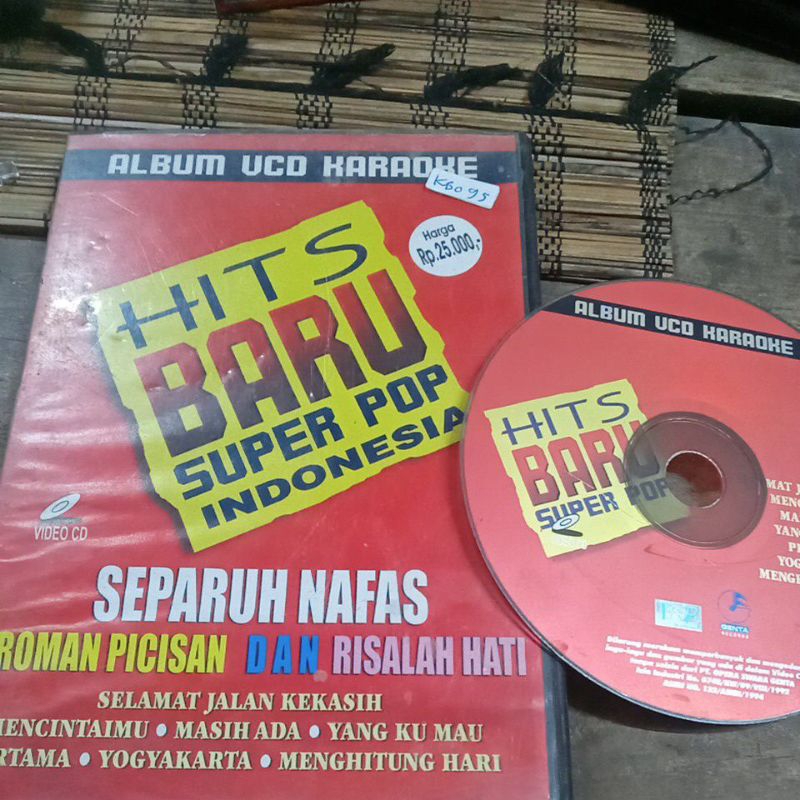 VCD HITS BARU SUPER POP INDONESIA KB095