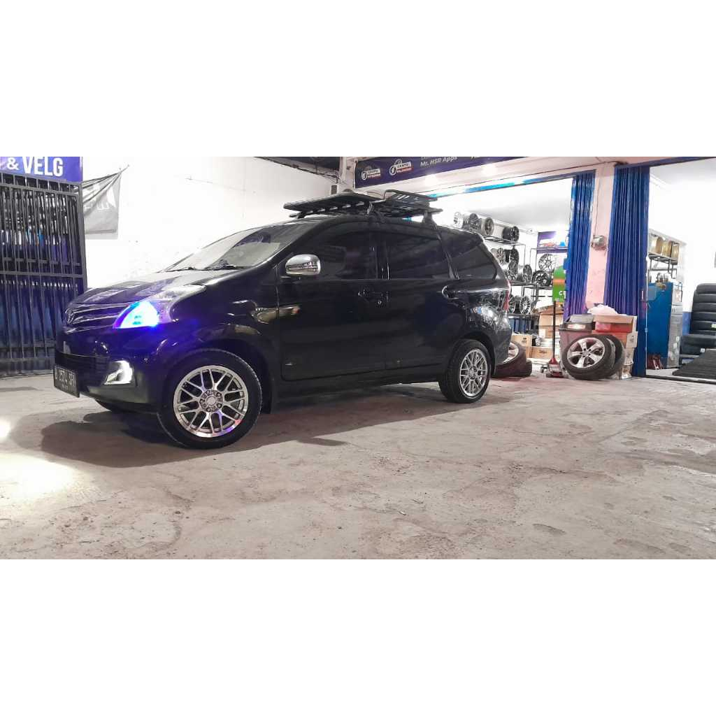 PAKET VELG PLUS BAN ACCELERA 205 55 R16 UNTUK MOBIL AVANZA USE VELG HSR RAI-S1 RING 16