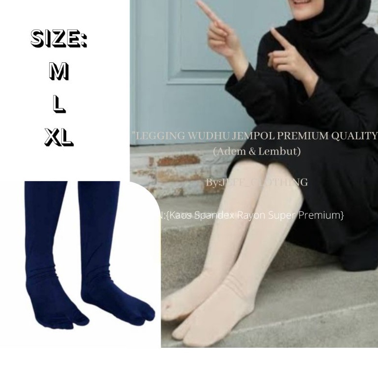 KODE Q95E Legging Wudhu Jempol  Leging Wudhu  Lejing Wudhu  Leging Jempol  Legging Jempol  Lejing Je