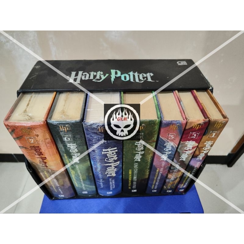 Preloved Boxset Novel Harry Potter Box Set Hard Cover Original Hardcover HC Ori Buku Gramedia 1 2 3 