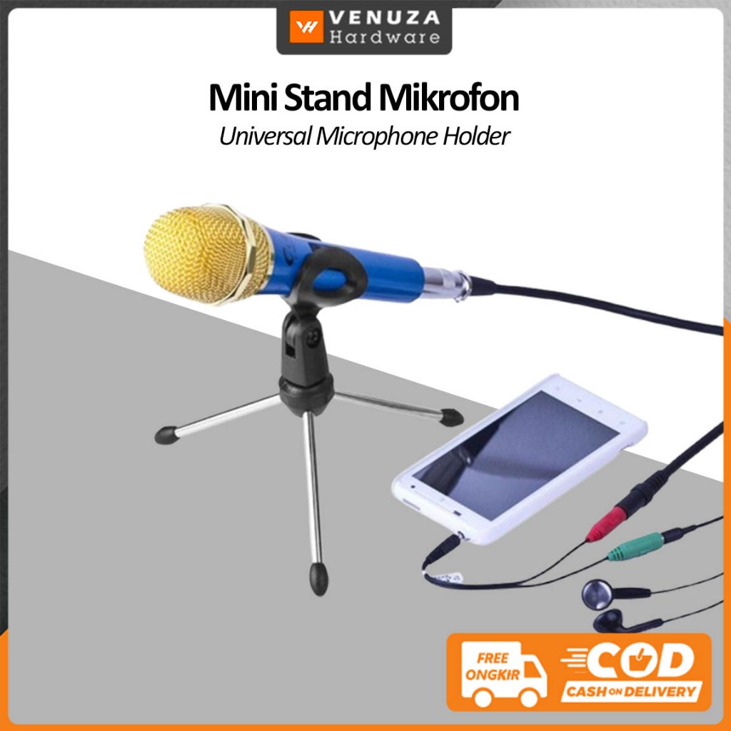 Mini Stand Mikrofon Universal