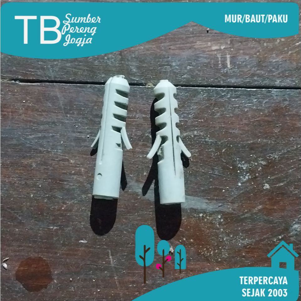 Fisher Viser Penahan Sekrup S 12 Tanpa Sekrup (harga 2 pcs) - fisher dinding