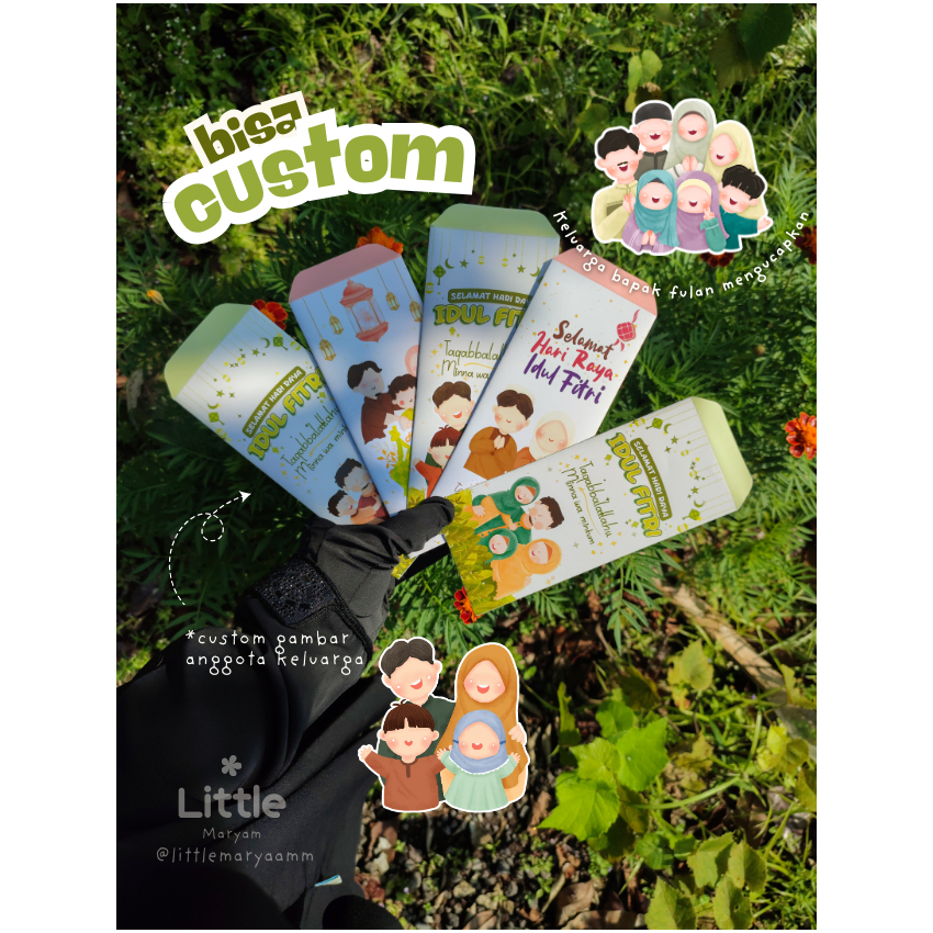 

AMPLOP THR LEBARAN CUSTOM UNIK ATAU BISA PAKAI DESAIN SENDIRI