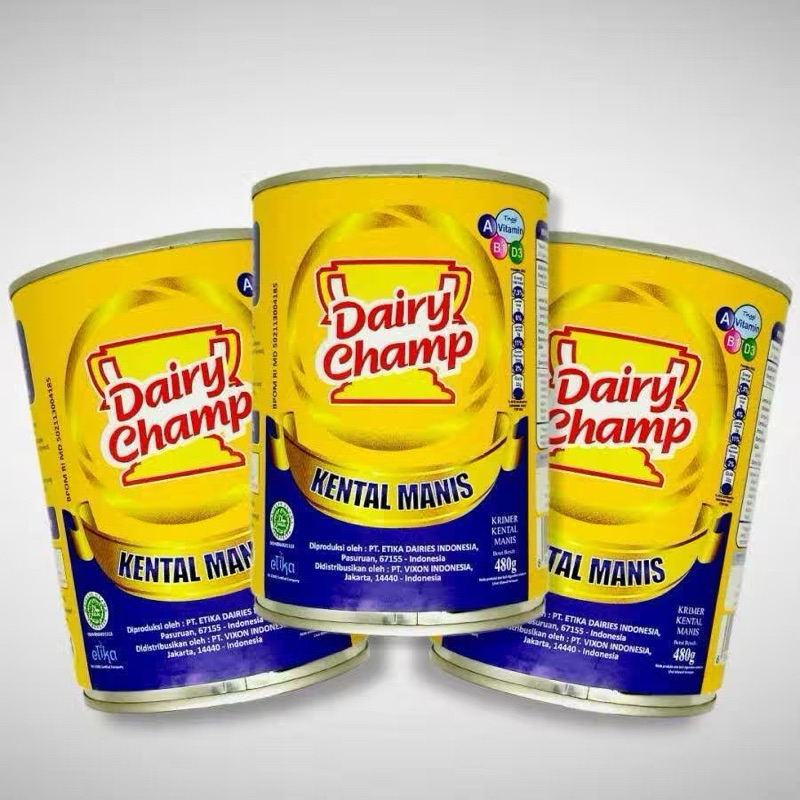 

Dairy Champ 500gr eceran Susu Krimer kental manis