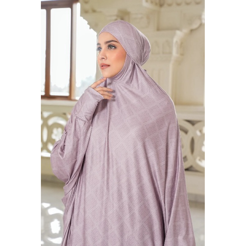 Lacorde Prayer Robe Buttonscarves- Prayer Robe Buttonscarves- Mukena Buttonscarves