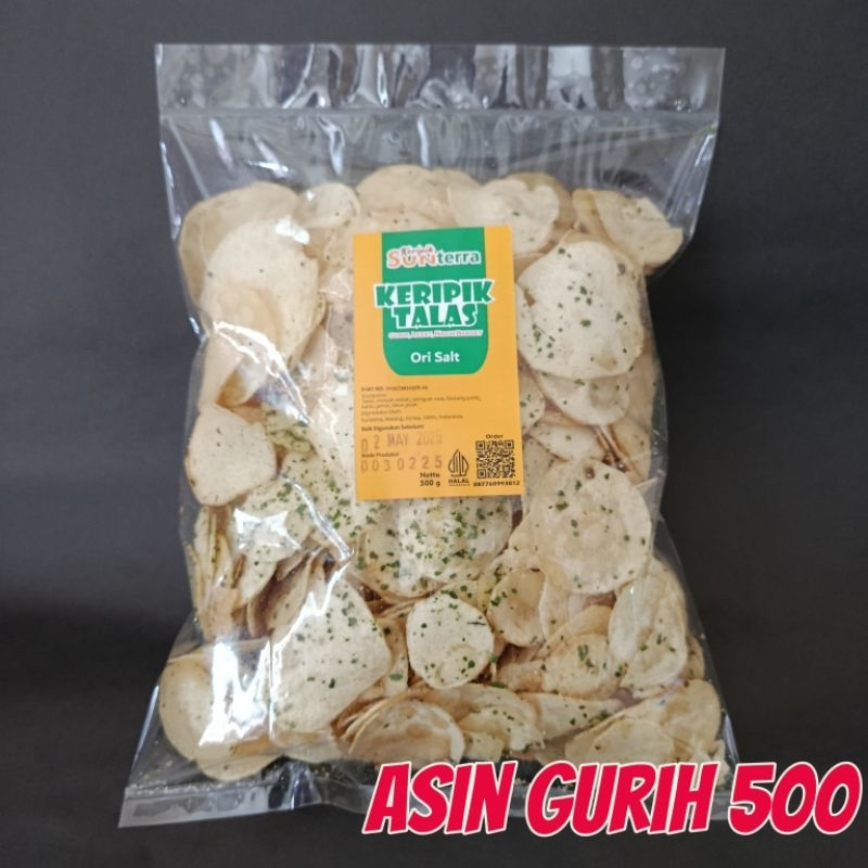 

Keripik Sunterra Talas Asin Gurih 500 gram