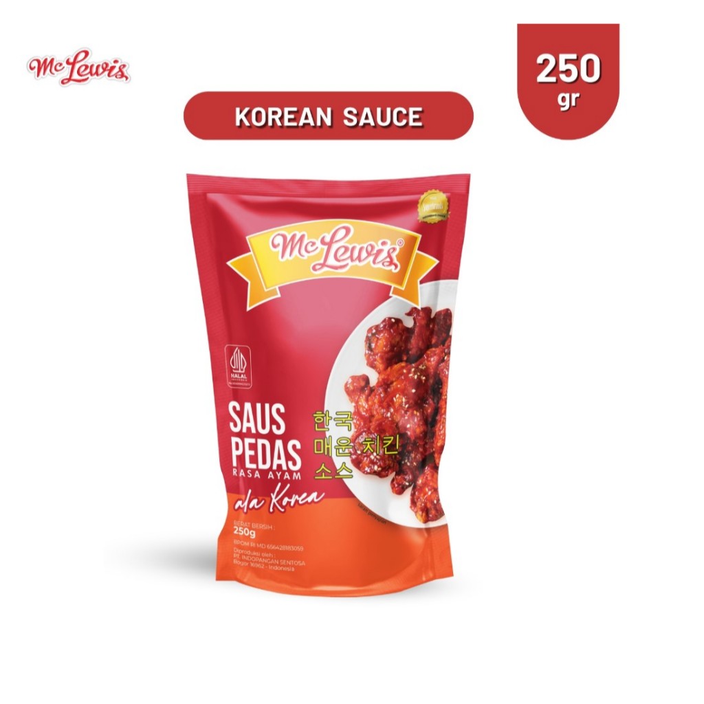 

Bumbu Ayam Korea Saus Pedas MC LEWIS 250 gr Gochujang