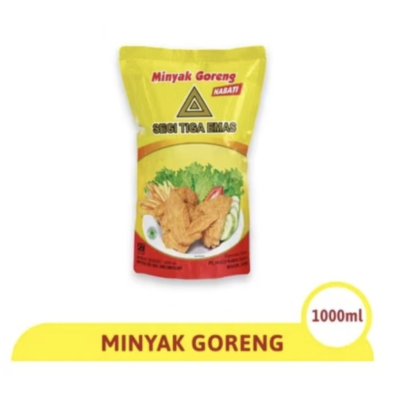 

Minyak Goreng Segi Tiga Emas 1 Liter