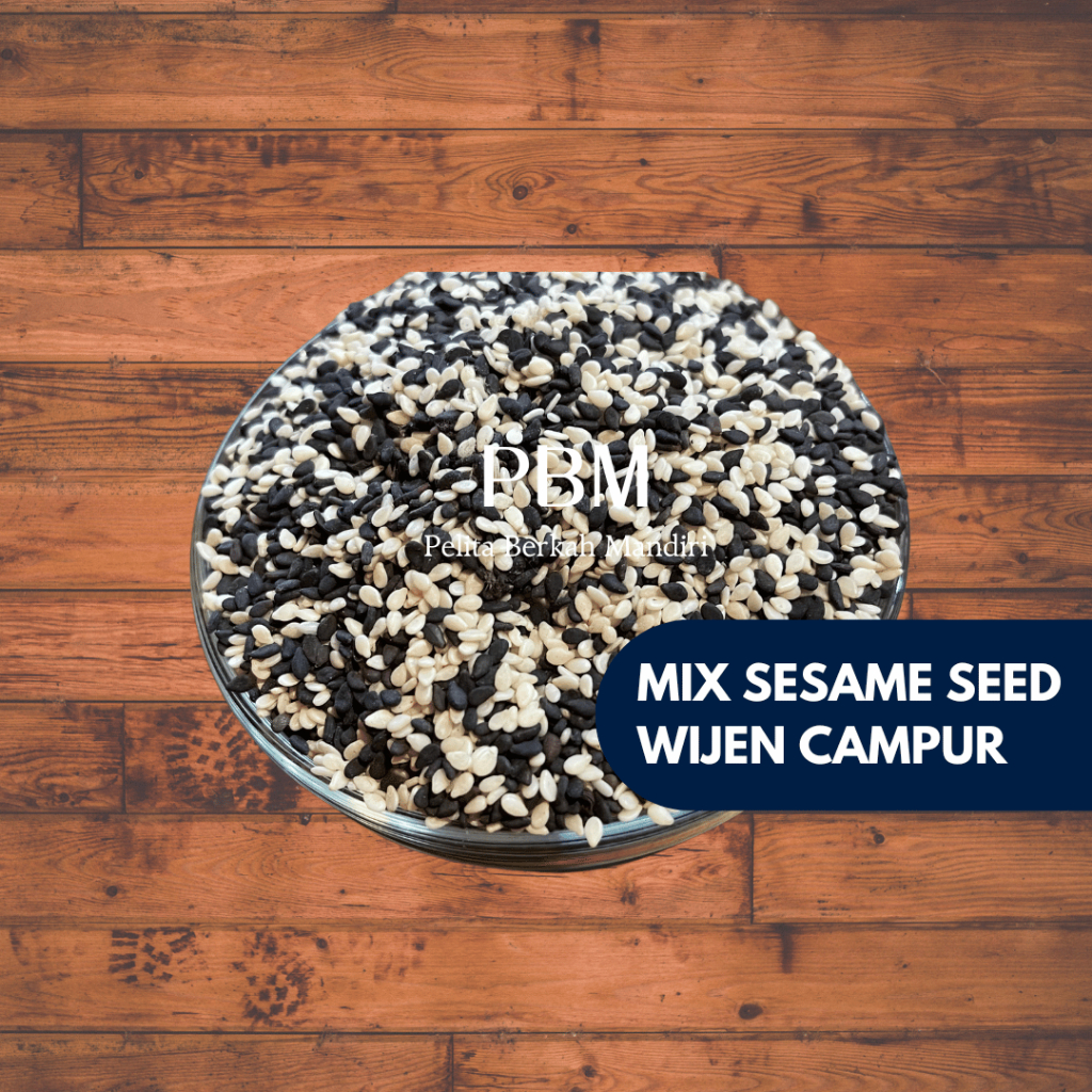 

Raw Mix Sesame Seed 100gr / Wijen Campur Hitam Putih Mentah 100gram