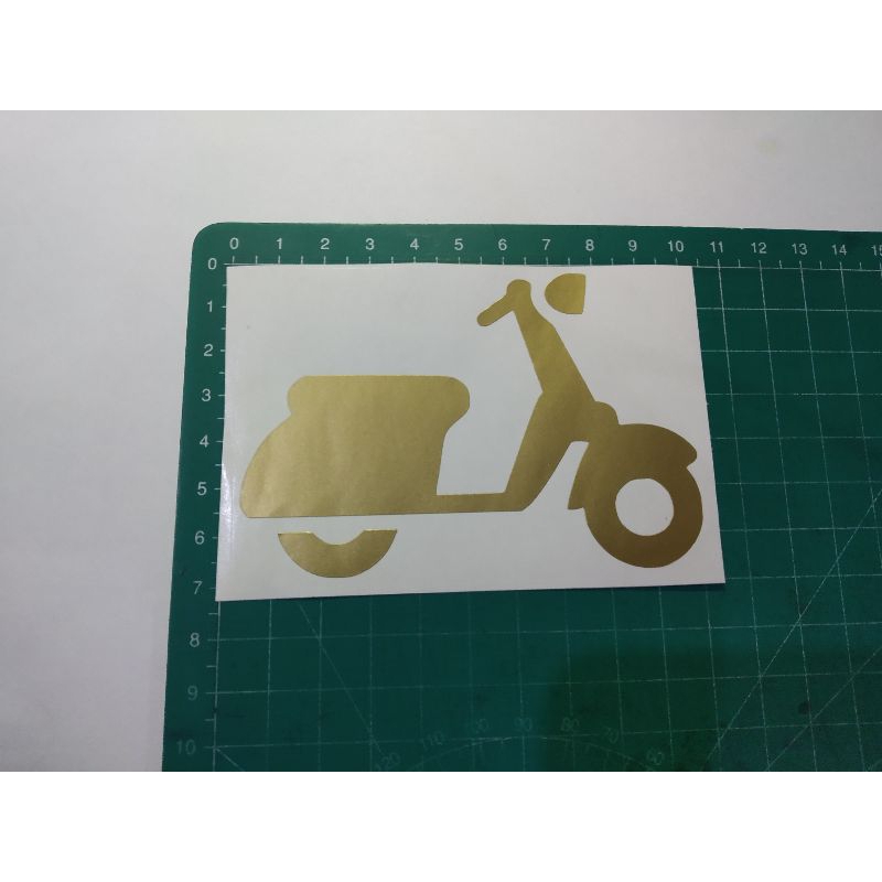stiker cutting vespa