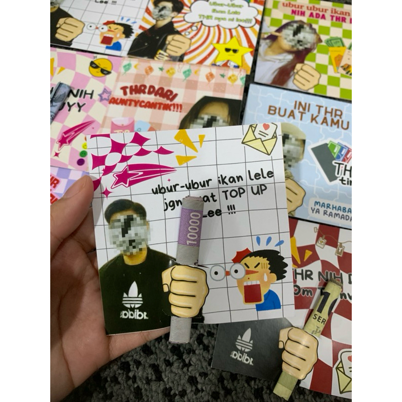 

amplop lebaran foto (15pcs)|| THR HOLDER CARD|| READY STOK