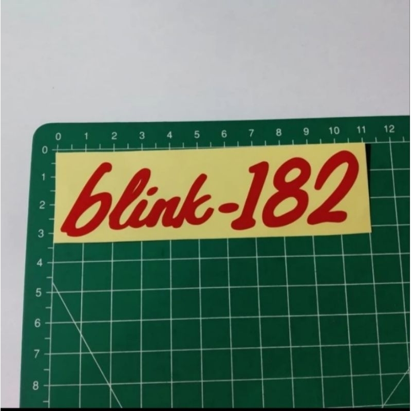 

stiker cutting blink 182