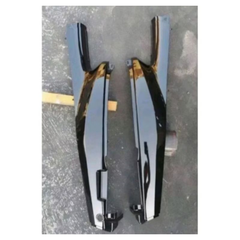 cover body samping Yamaha Alfa body blakang Yamaha Alfa warna hitam