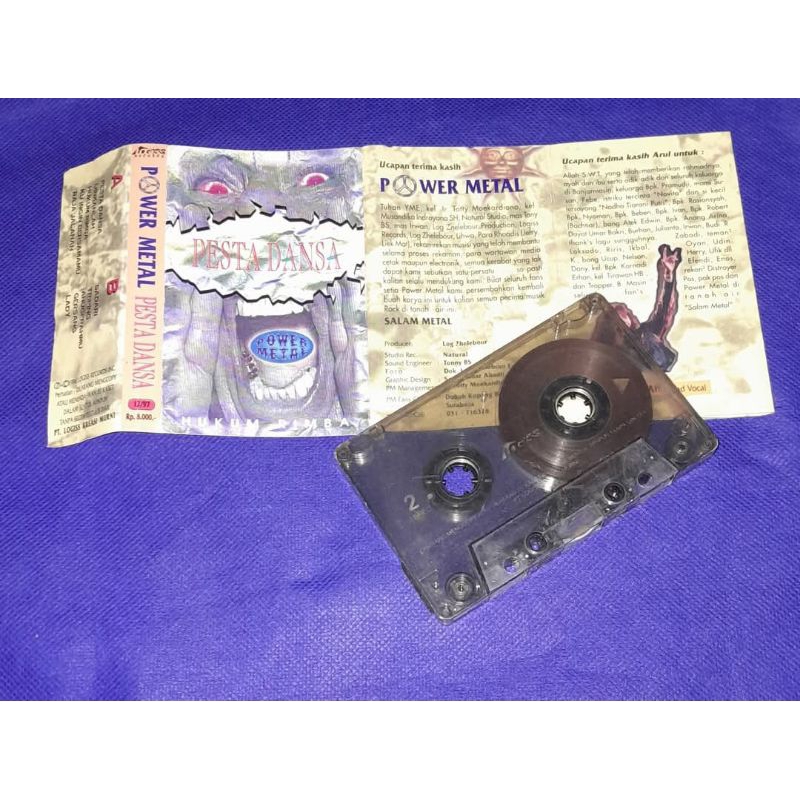 kaset pita pesta dansa power metal