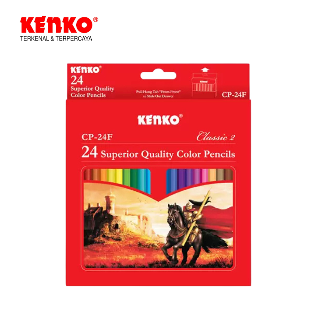

Pensil Warna Classic 24 Warna Kenko CP-24F