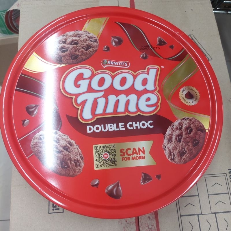 

GOOD TIME DOUBLE CHOCO TIN 256GR