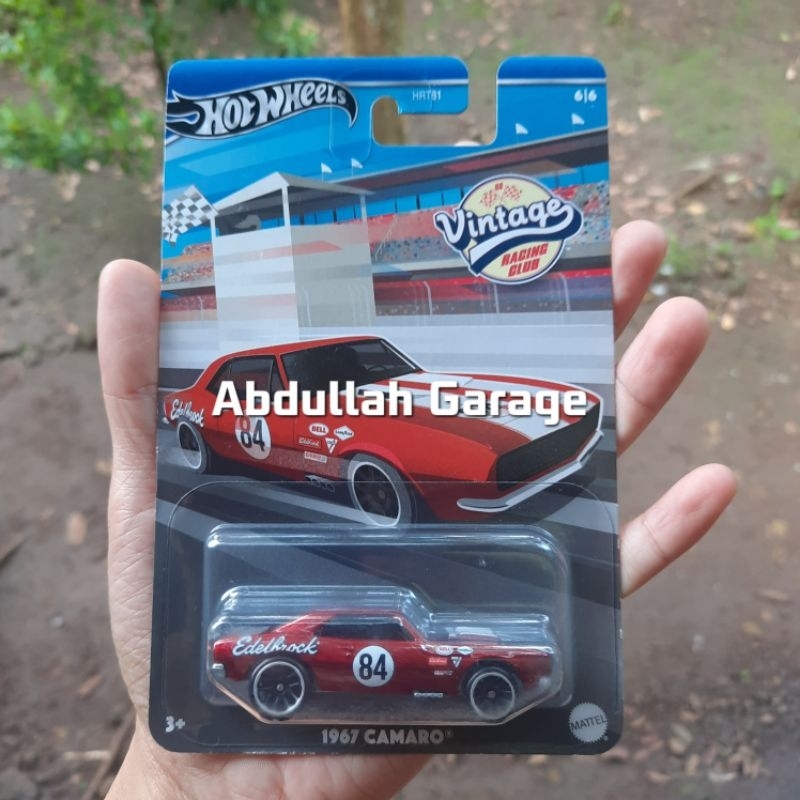 Hot Wheels Red Camaro Vintage Racing Club ori 100%