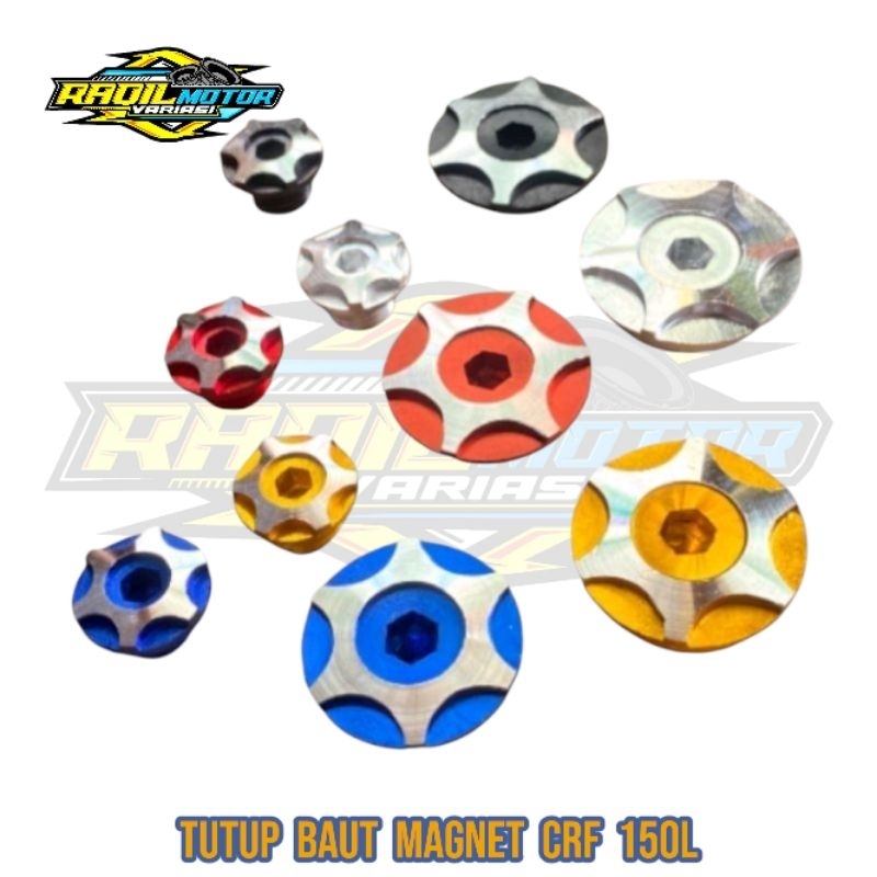 Tutup Baut Magnet CRF 150L CB150R CBR150 Satu Set 5 Varian Warna
