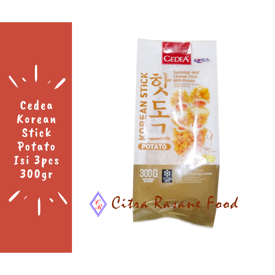 

Cedea Korean Stick Potato Isi 3pcs 300gr Corndog Corn Dog Korea