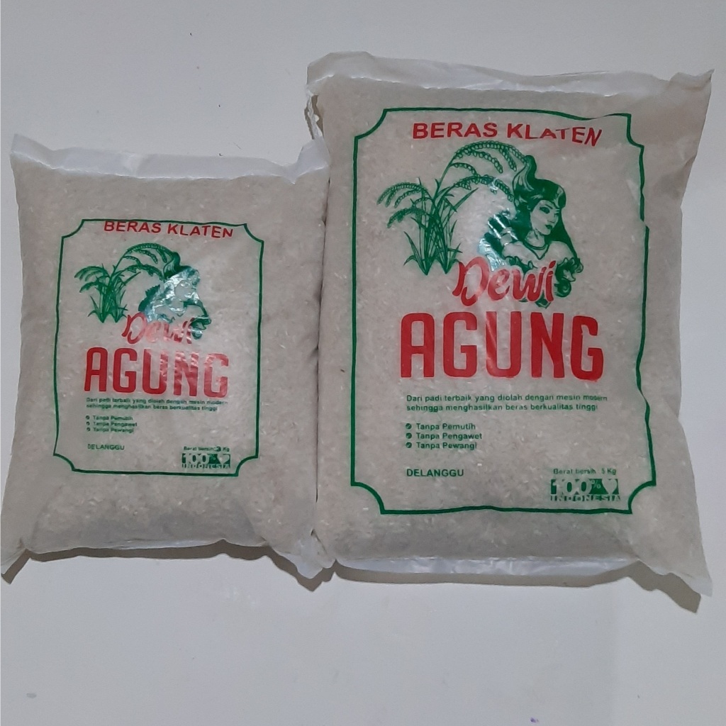 

Beras Klaten Kemasan 3kg dan 5kg Ready, Pulen dan Enak, Siap Dipesan
