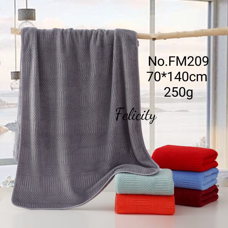 HANDUK MICROFIBER POLOS UKURAN 140x70 CM / HANDUK MANDI MICROFIBER 140x70 CM
