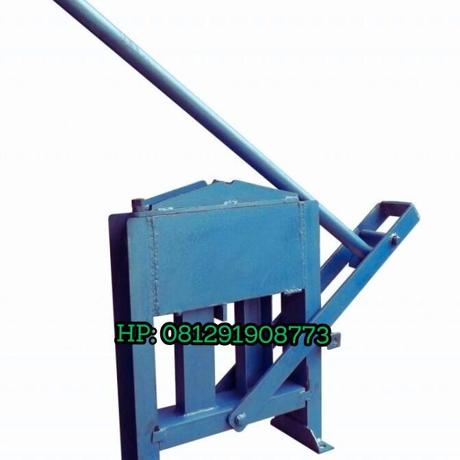 Alat Cetakan Batako-Paving Blok Manual Sistem Genjot Hand Press