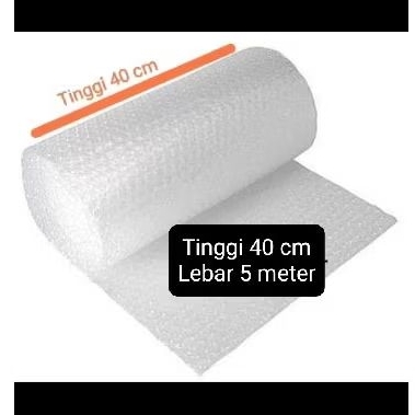 

Bubble wrap bening 40 cm x 5 meter