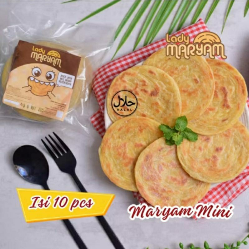 

Roti Maryam Original besar isi 5pcs/ kecil isi10pcs Lady Maryam