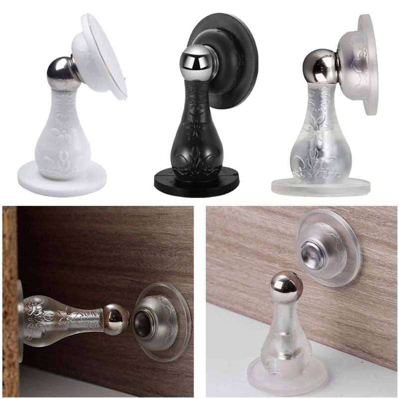 1set Penahan Pintu Bawah Door Stopper Penahan Pintu Rumah Penahan Pintu Silikon Stopper Pintu Magnet