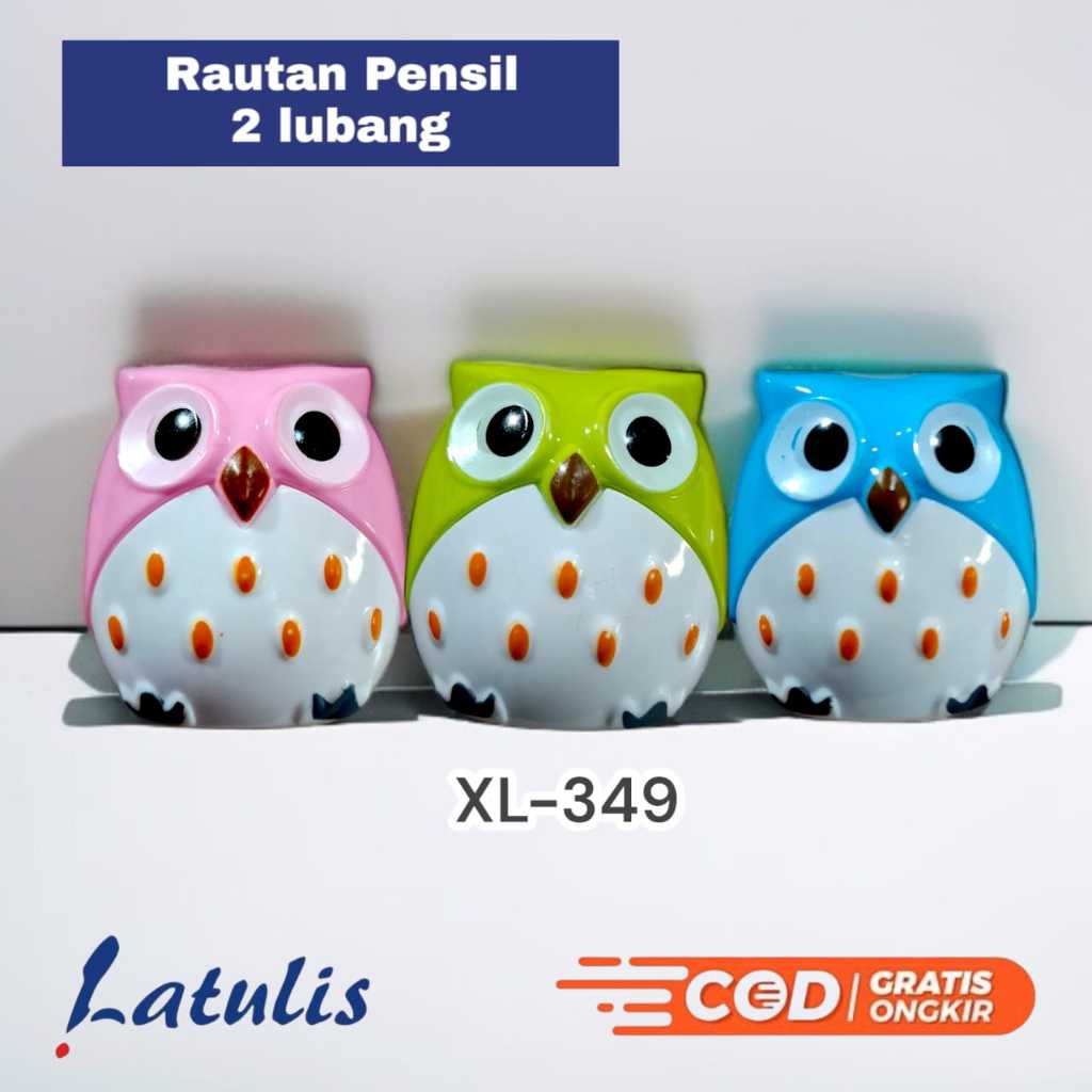 

Serutan / Rautan / Pencil Sharperner Fancy Lucu Burung Hantu XL-349