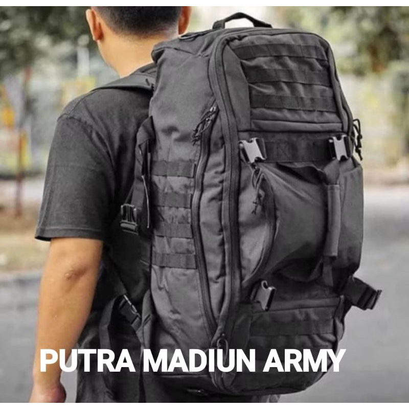 Tas Ransel BKO WR TACTICAL Hitam / Tas Ransel Besar Punggung BRIMOB Warna Hitam