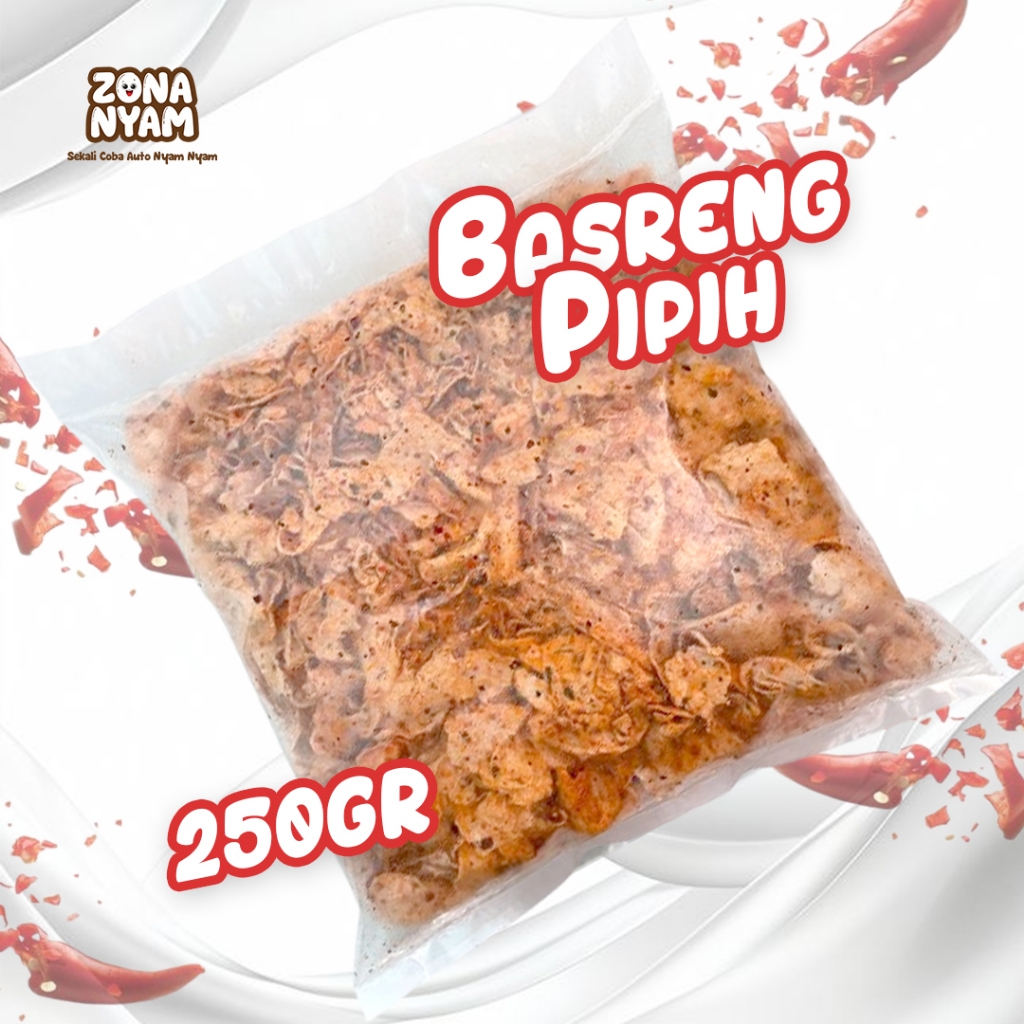 

ZonaNyam - 250 Gr Basreng Pipih Pedas Daun Jeruk Kering
