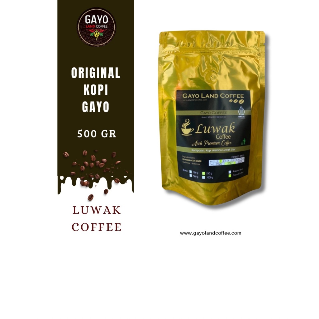 

Kopi Luwak Aceh Gayo 500 Gr
