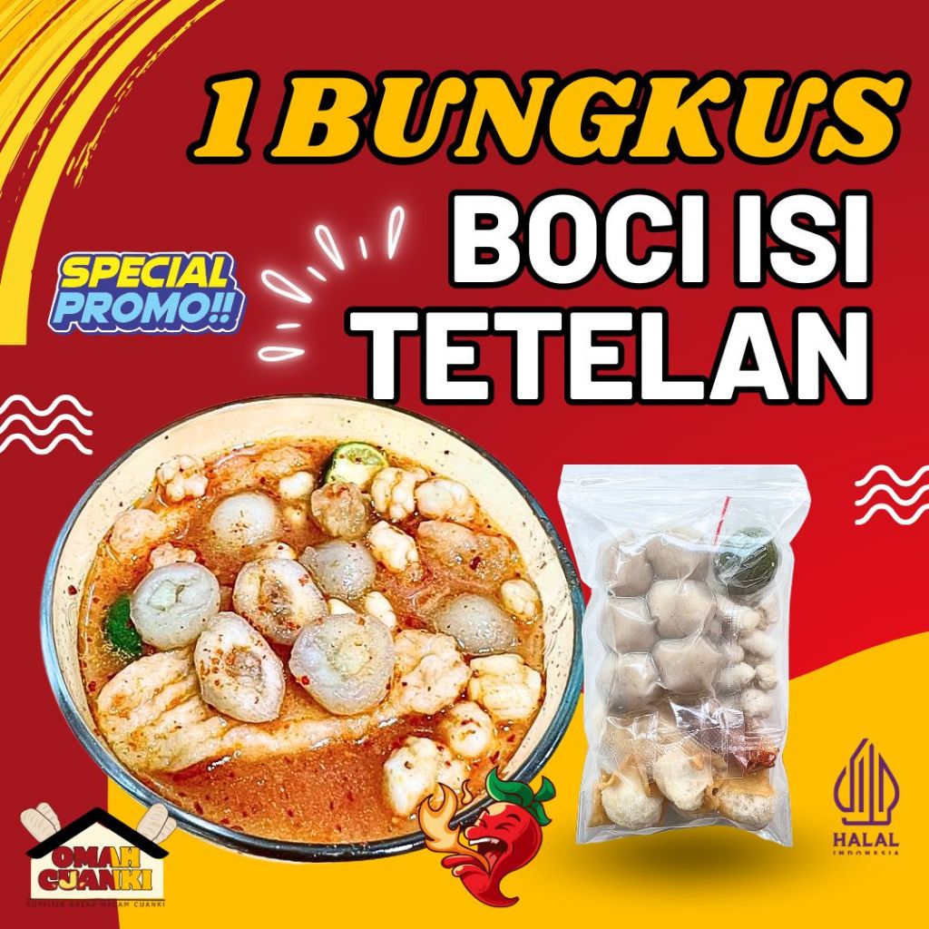 

1 BUNGKUS BASO ACI INSTAN ISI TETELAN SAPI EKONOMIS KUAH KALDU
