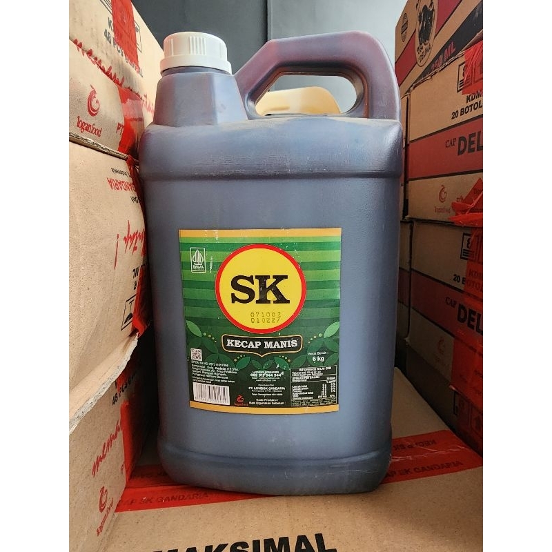 

Kecap Manis SK Jerigen 6Kg (KHUSUS INSTAN)