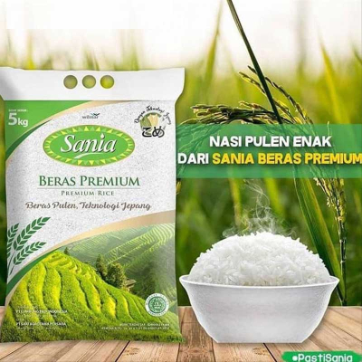 

[MJ] Beras Premium Merk Sania Wilmar 2.5kg 5kg JJ 027