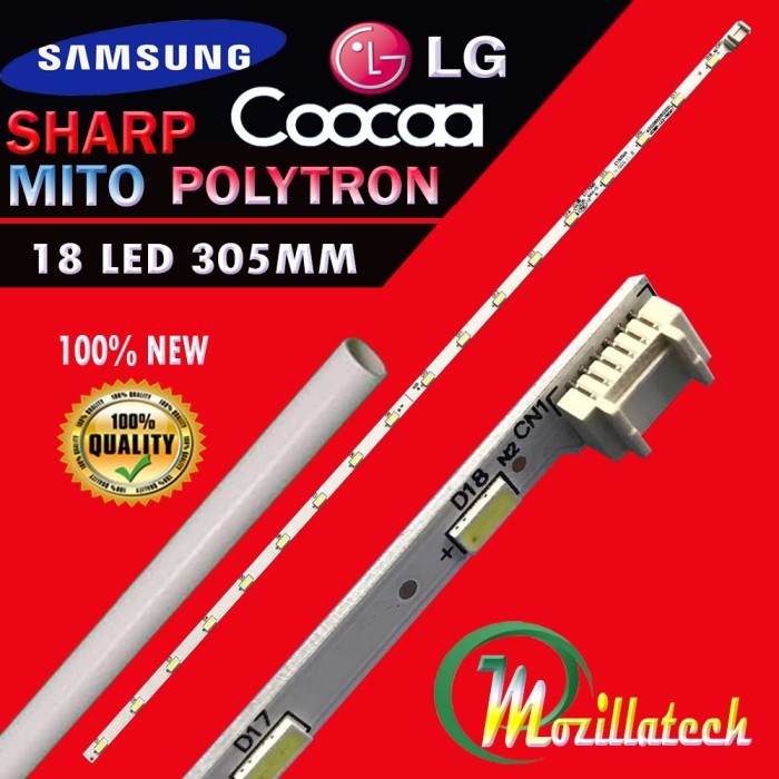 BACKLIGHT SHARP POLYTRON COOCAA LG SAMSUNG TCL MITO TV 24 IN INCH
