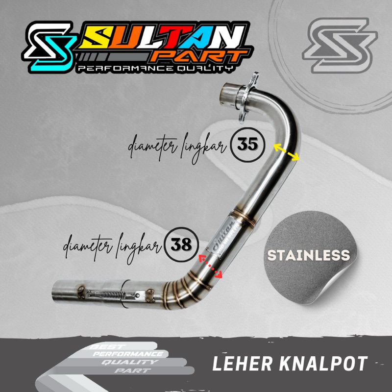 LEHER KNALPOT CB 125 SULTAN PART LEHERAN KNALPOT GL MAX CB100 CB125 CBN