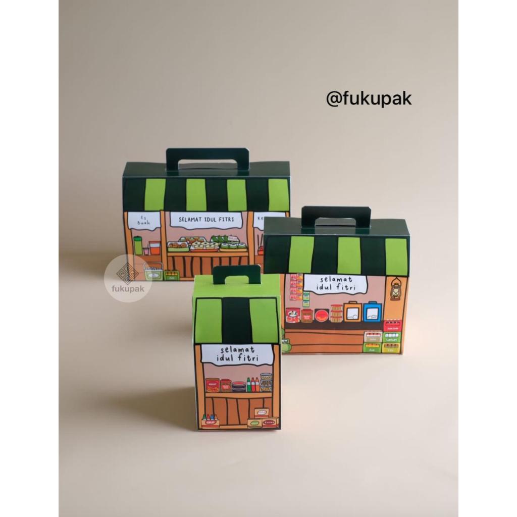 

Box Idul Fitri Market (10 pcs) dus lebaran toples hamper kue kering