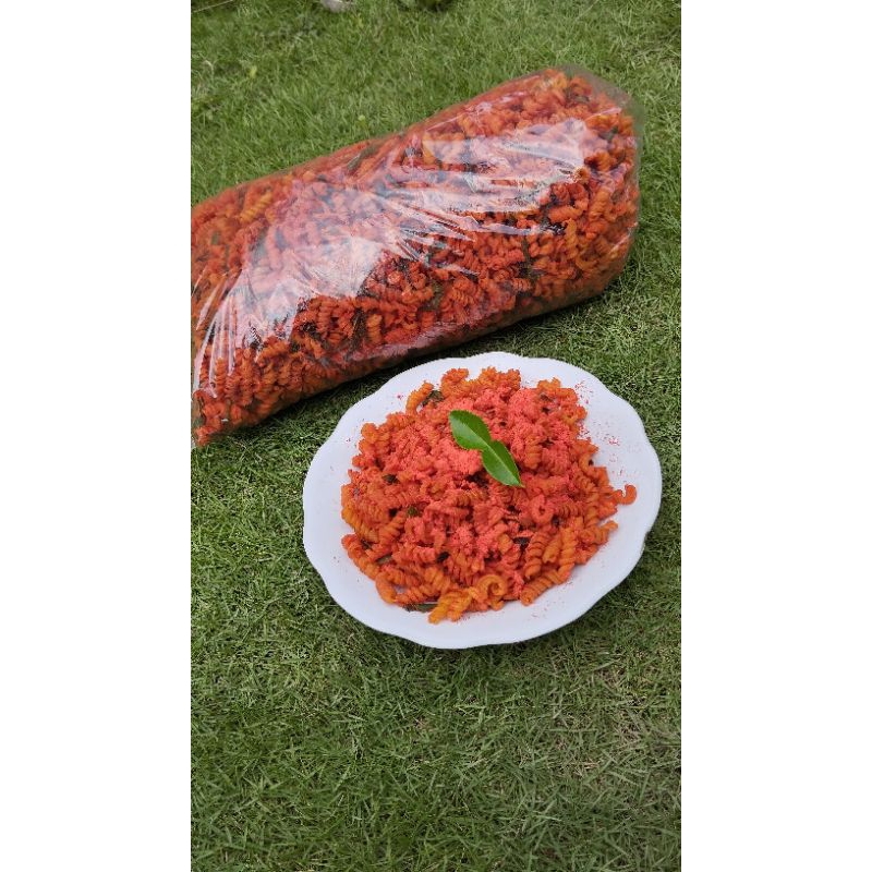 

Makroni Seblak Bantet Pedas Daun Jeruk