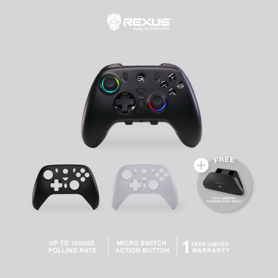 Rexus Gamepad Daxa Cygnus Ax7 - stick Game pad , Free Docking